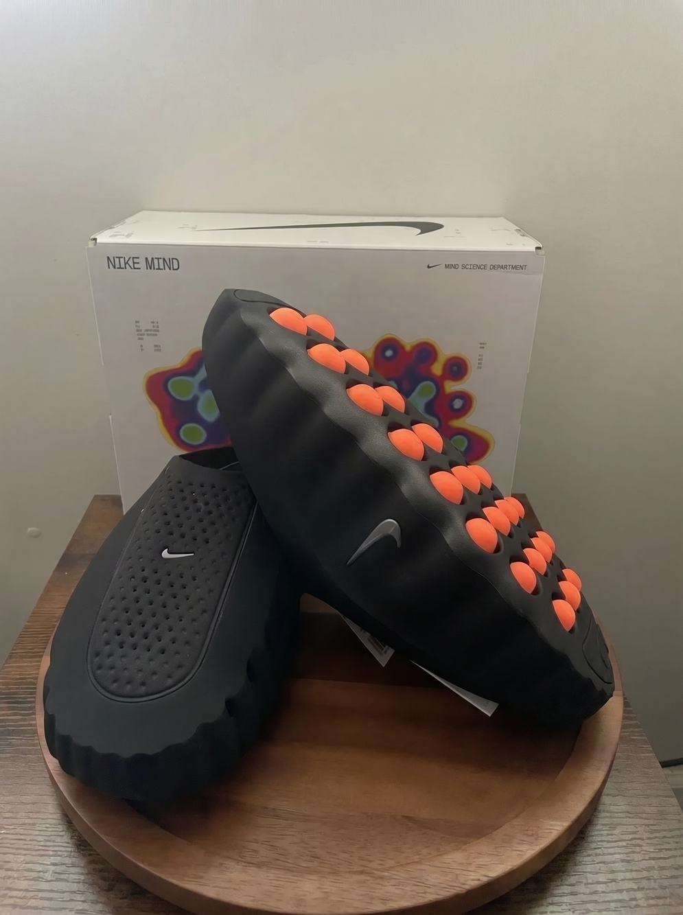 New - Nike Mind 001 Slide “Black Chrome” - Picture 4 of 7